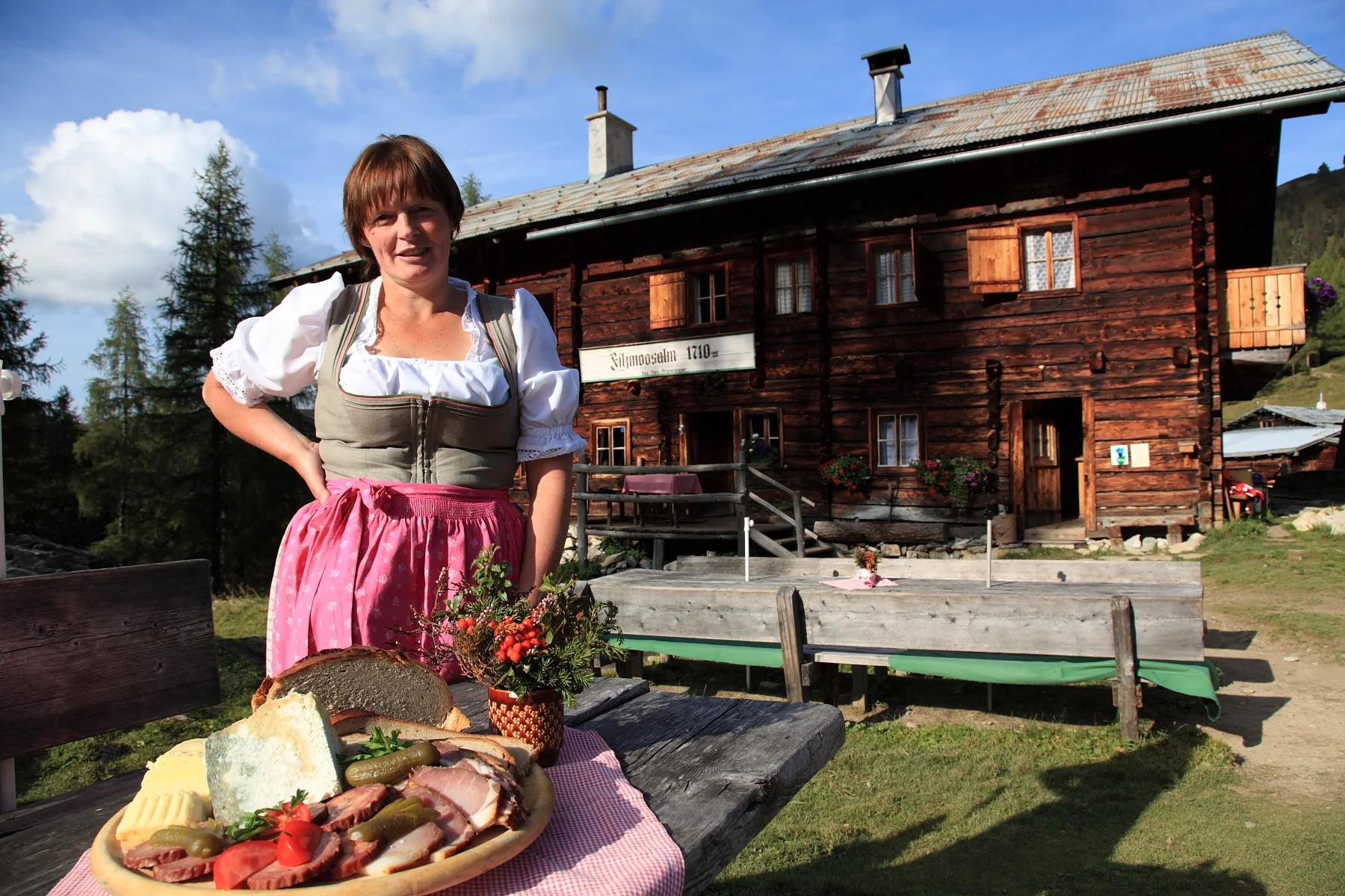Einkehr auf der Filzmoosalm