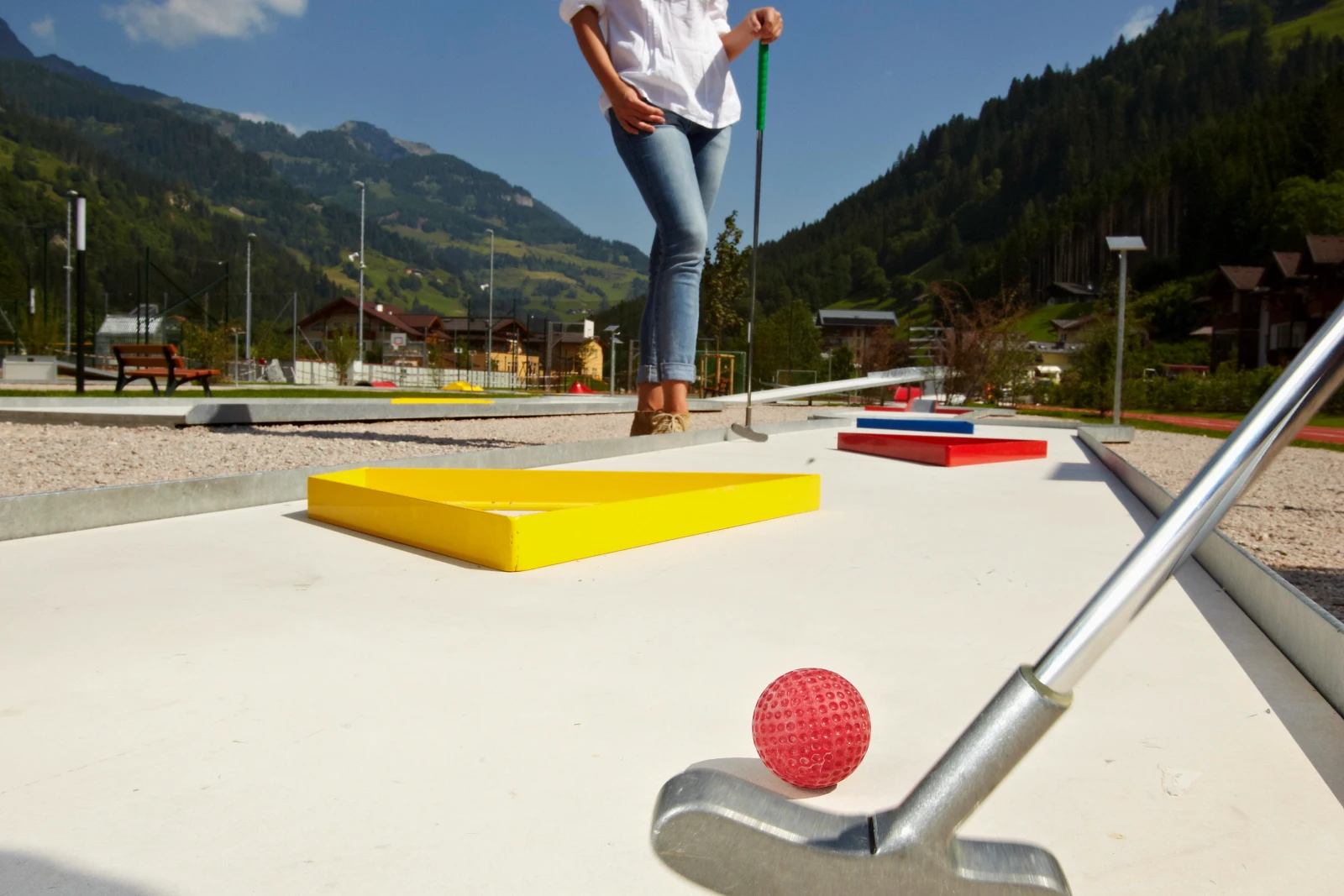 Minigolf im Freizeitzentrum