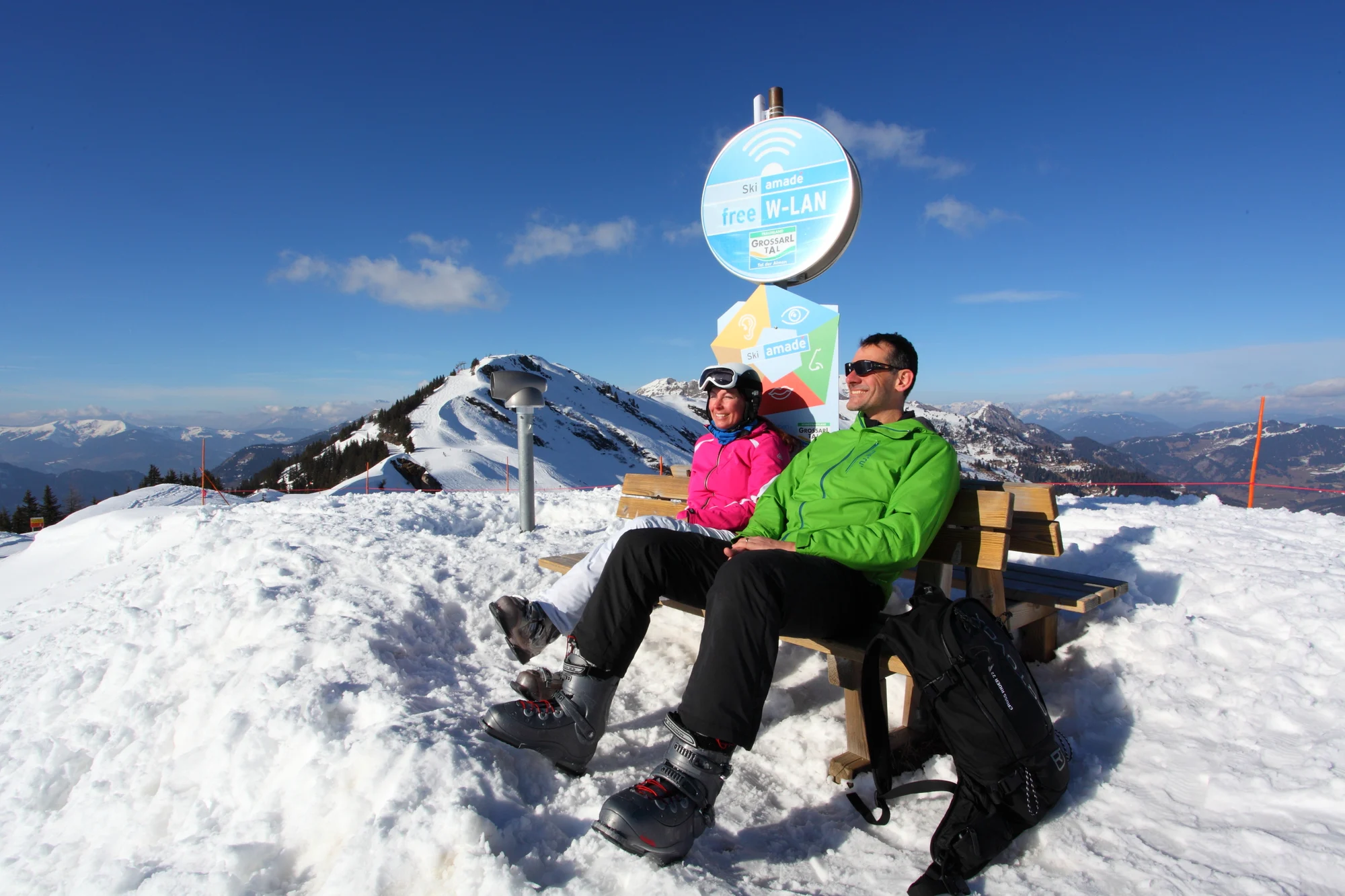 Wintersonne am Glocknerplatzl