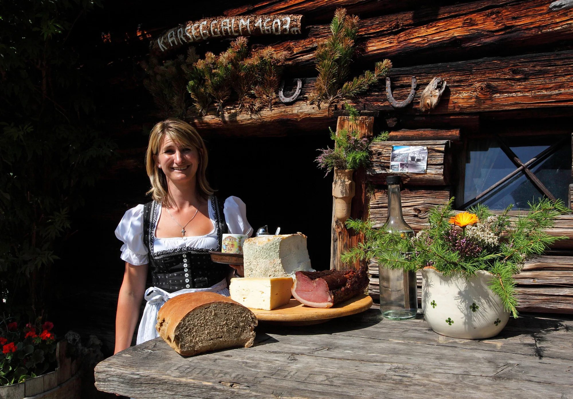 Almjause auf der Karseggalm