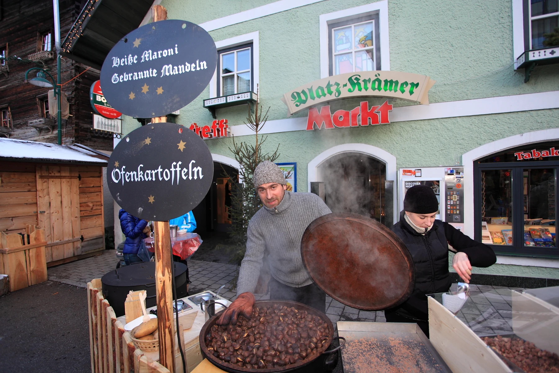 Marktstand beim Salzburger Bergadvent