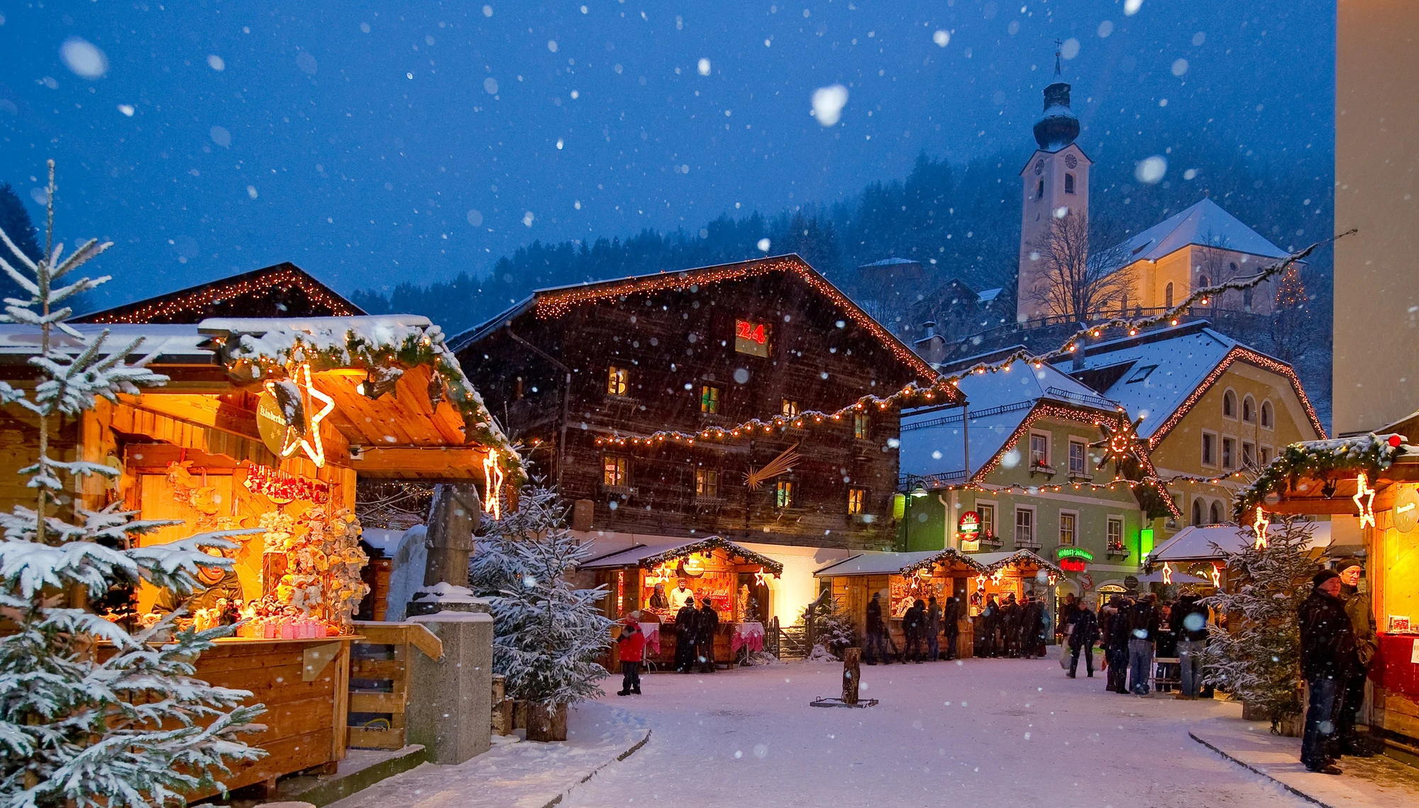 Adventstimmung im Ortszentrum